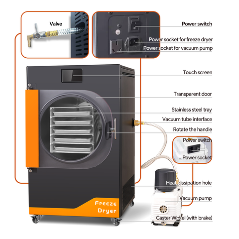 5 Layers Home Black Freeze Dryer