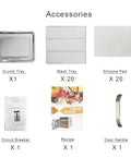 20 Layers Commercial Food Dehydrator  Accessories-32.69 sq.ft Drying Area | Digital Adjustable Timer | Temperature Control | Dryer for Jerky, Herb, Meat, Beef, Fruit and Vegetables