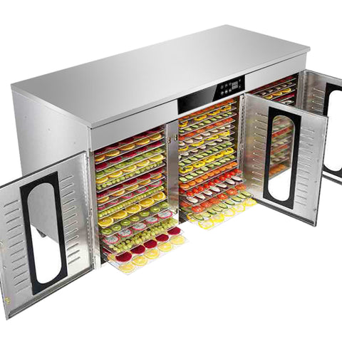 60 Layers Industrial Food Dehydrator -98.06 sq.ft Drying Area  | Three Independent Drying Rooms | Digital Adjustable Timer | Temperature Control | Dryer for Jerky, Herb, Meat, Beef, Fruit and Vegetables-4