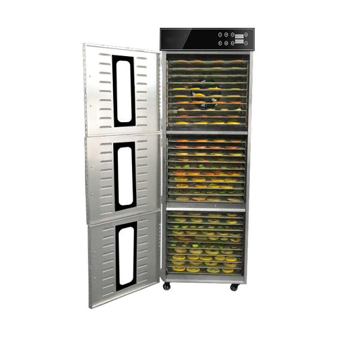 30/36 Layers Commercial Food Dehydrator -49.03/58.84 sq.ft Drying Area  | Three Independent Drying Rooms | Digital Adjustable Timer
