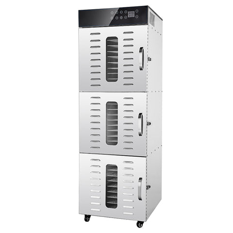 30/36 Layers Commercial Food Dehydrator -49.03/58.84 sq.ft Drying Area  | Three Independent Drying Rooms | Digital Adjustable Timer