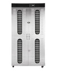 28 Layers Industrial Food Dehydrator -127.97 sq.ft Drying Area | Two Large Independent Drying Rooms | Digital Adjustable Timer | Temperature Control | Dryer for Jerky, Herb, Meat, Beef, Fruit and Vegetables